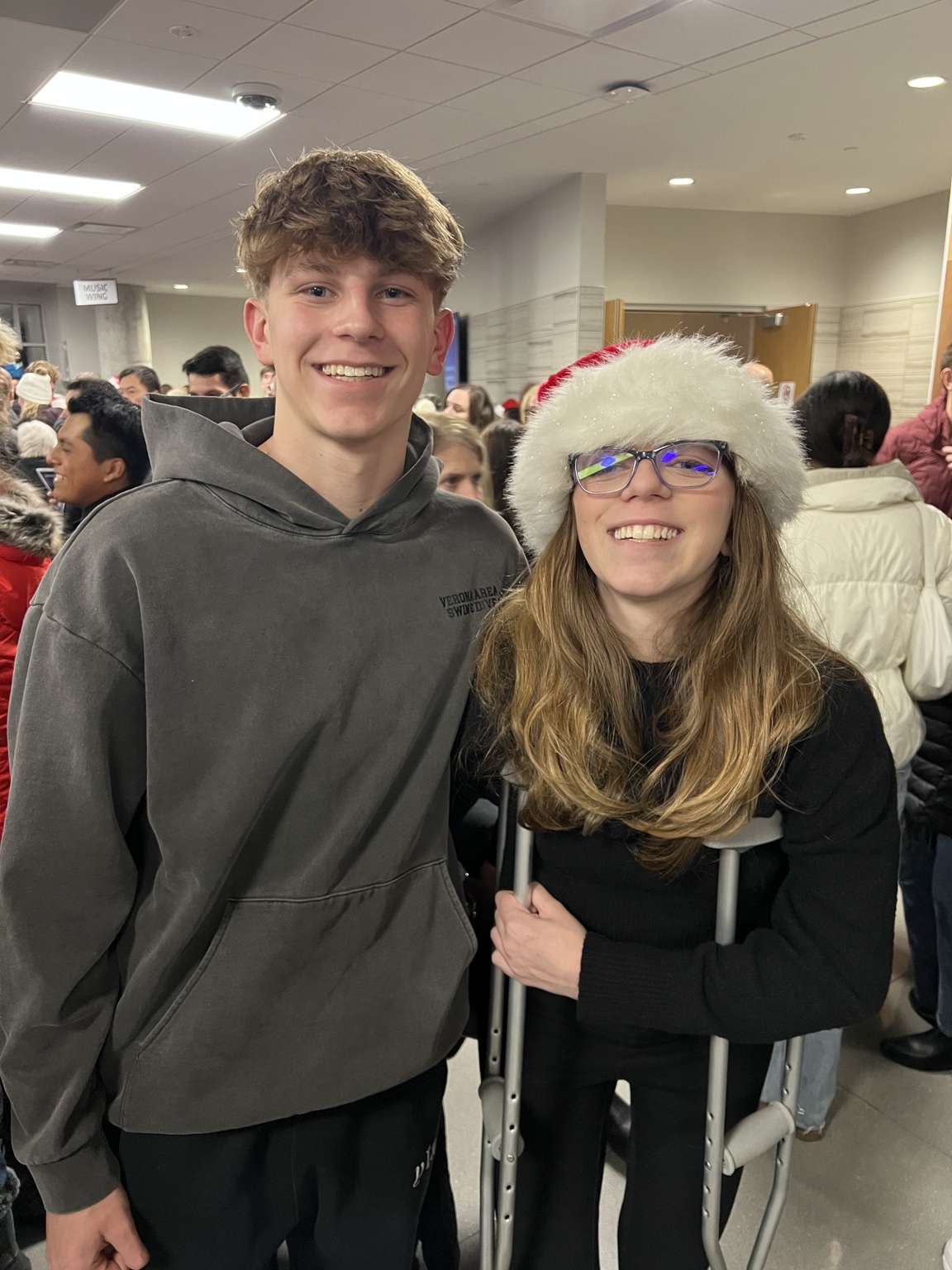 Lauren and Brady together during the holidays